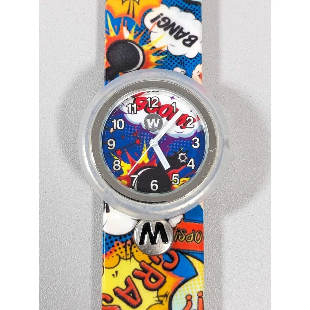 Watchitude Comic Bang Boom Crash Slap Watch Colorful Adjustable‎ Strap